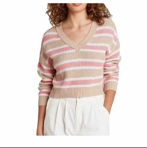 Wild fable striped sweater cheap