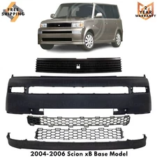 Front Bumper Cover & Grille Assembly Kit For 2004-2006 Scion xB Base Model
