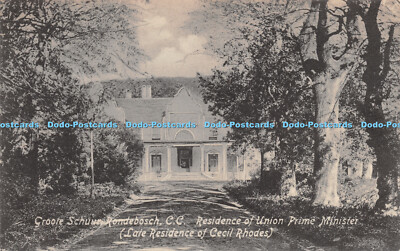 R268256 Groote Schuur Rondebosch C C Residenz der Union Premierminister Late Resi
