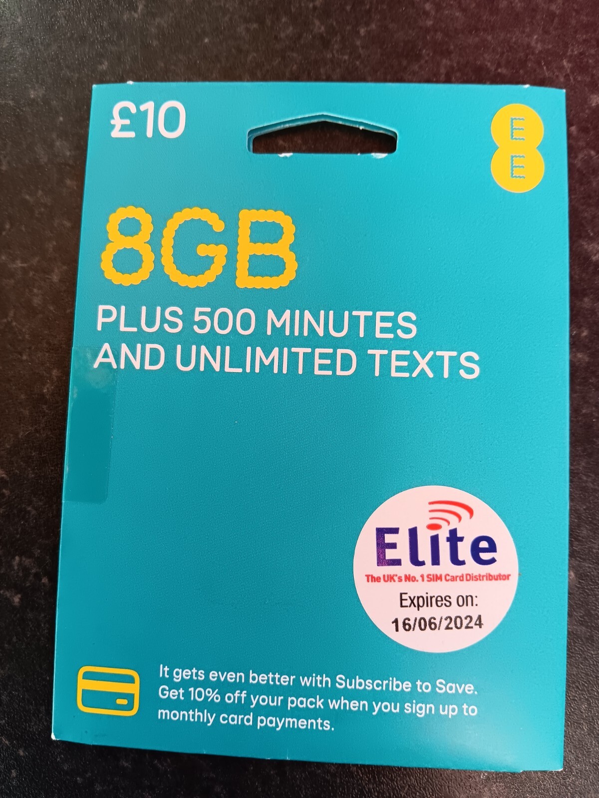 EE Sim Card Easy To Remember Number. eBay