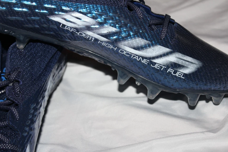 Under Armour Blur Smoke Mc Shoe NAVY NAVY 3024015-402 Size 16 - Image 3 of 4