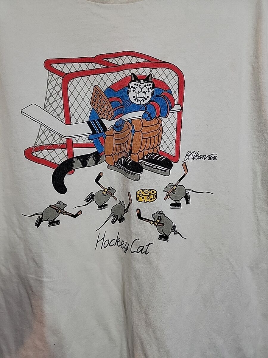 Vintage Crazy Shirts Hawaii BKliban Hockey Cat Shirt Size XL Vintage Crazy Shirts Hawaii BKliban Hockey Cat Shirt Size XL