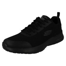 Mens Skechers 'Skech-Air Dynamight - Winly' 232007 Black Lace Up Trainers