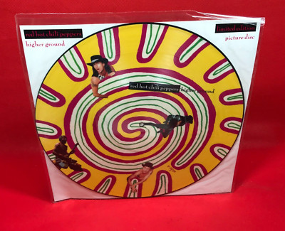 RED HOT CHILI PEPPERS Higher Ground 1990 UK 3-Track 12'' Vinyl Picture Disc