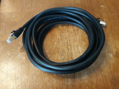 Vabogu 15' 15ft CAT-8 RJ45 network patch cable, PVC, 2000 MHz, 40 GBit/s, 26 AWG