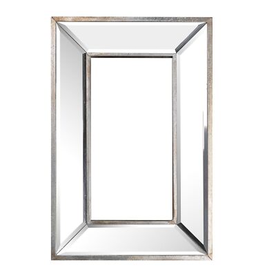 18 Silver Framed Accent Mirror