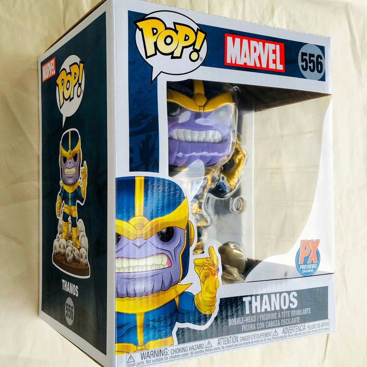 GoTG THANOS SNAP Marvel Heroes 6-Inch Pop Figure Variant Comic PX