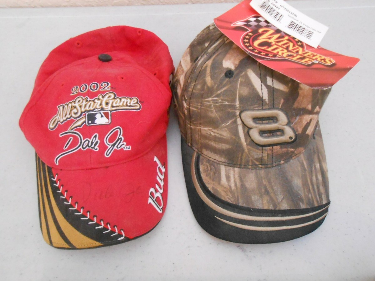 RARE 2002 ALLSTAR GAME HAND SIGNED DALE EARNHARDT CAP NASCAR