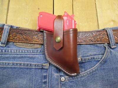 Leather Holster for BERETTA TOMCAT 32 ACP  Right Hand, Handmade, Closed Bottom