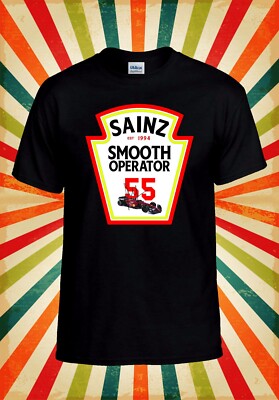 Sainz Smooth Operator Classic T-Shirt Herren Damen Unisex Baseball T-Shirt Top 3092