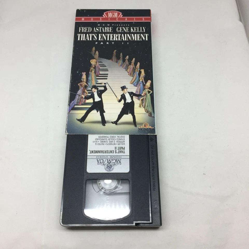 VHS That's Entertainment Part II Fred Astaire Gene Kelly Musical  - Image 3 of 3