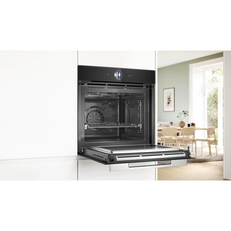 Bosch Serie 8 HMG776NB1 Einbaubackofen mit Mikrowelle Schwarz neue Serie WLAN 1 - Bild 4 von 4