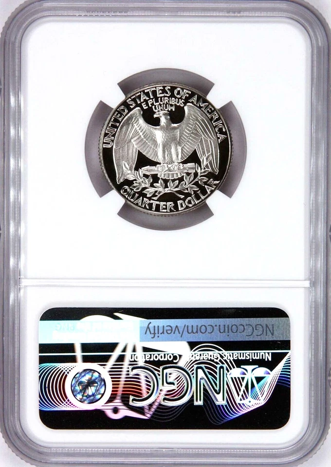 1992 S Washington Proof Quarter Graded PF69 Ultra Cameo NGC Coin Patriotic Label - Image 2 of 4