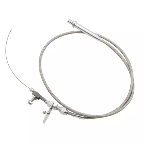 Braided Transmission Kick Down Cable Detent Fits For GM Chevy Trans 350 TH350 US - Bild 10 von 20