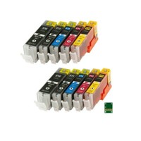 Tisanto 10X Xl Druckerpatronen Kompatibel Zu Canon Pixma TS5050 TS6050 TS8050