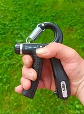 Adjustable Power Hand Grip Forearm Exerciser Gripper Strengthener Trainer