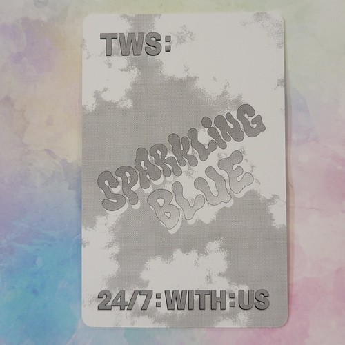 TWS Sparkling Blue 1er Mini Álbum Tarjeta de Fotos Sparkling Lucky Weverse Álbum versión - Imagen 102 de 122