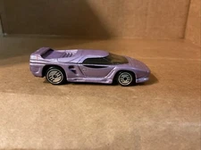 Vintage 1992 Hot Wheels Lavender Vector Avtech WX-3 LQQK