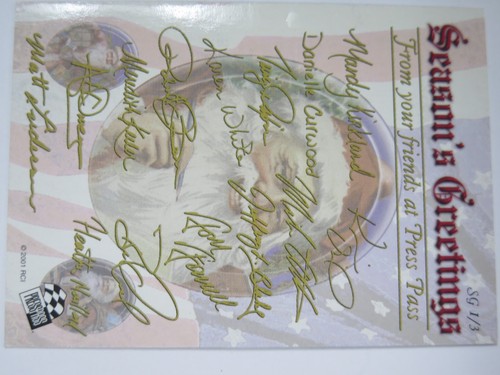 2002 Press Pass Season's Greetings Santa Claus Merry Christmas #SG1 CARD - Picture 4 of 4