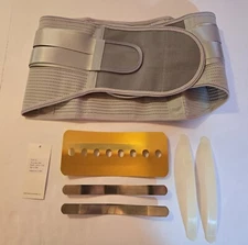 Kiwi Rata Back Brace Heavy Lifting Posture Plates Sz Xl New