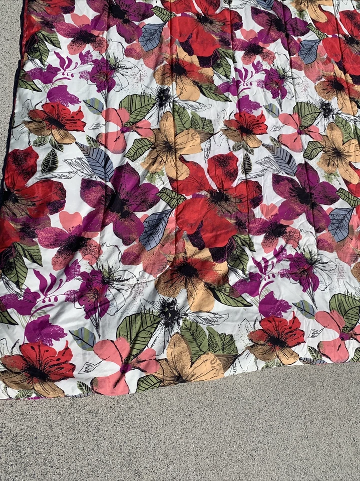 JUEGO DE FUNDAS EDREDÓN FLORES COLIBRÍ HIBISCO ROSA HAWAIANO❤️sj17j Foto 4 de 4