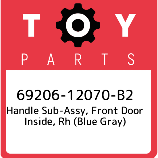 69206-12070-B2 Toyota Handle sub-assy, front door inside, rh (blue