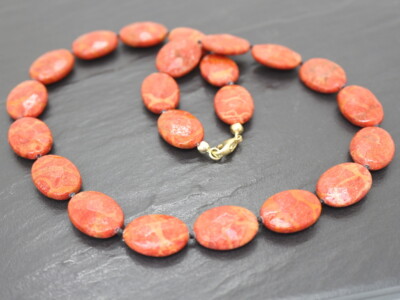 GOLDJUNGE69 * SOGNI D`ORO * KETTE SPINELL & SCHAUMKORALLE 375/- GELBGOLD