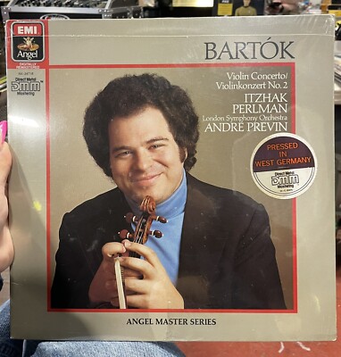 Bartok Violin Concerto No.2 Perlman Previn EMI am-34718 sealed | eBay