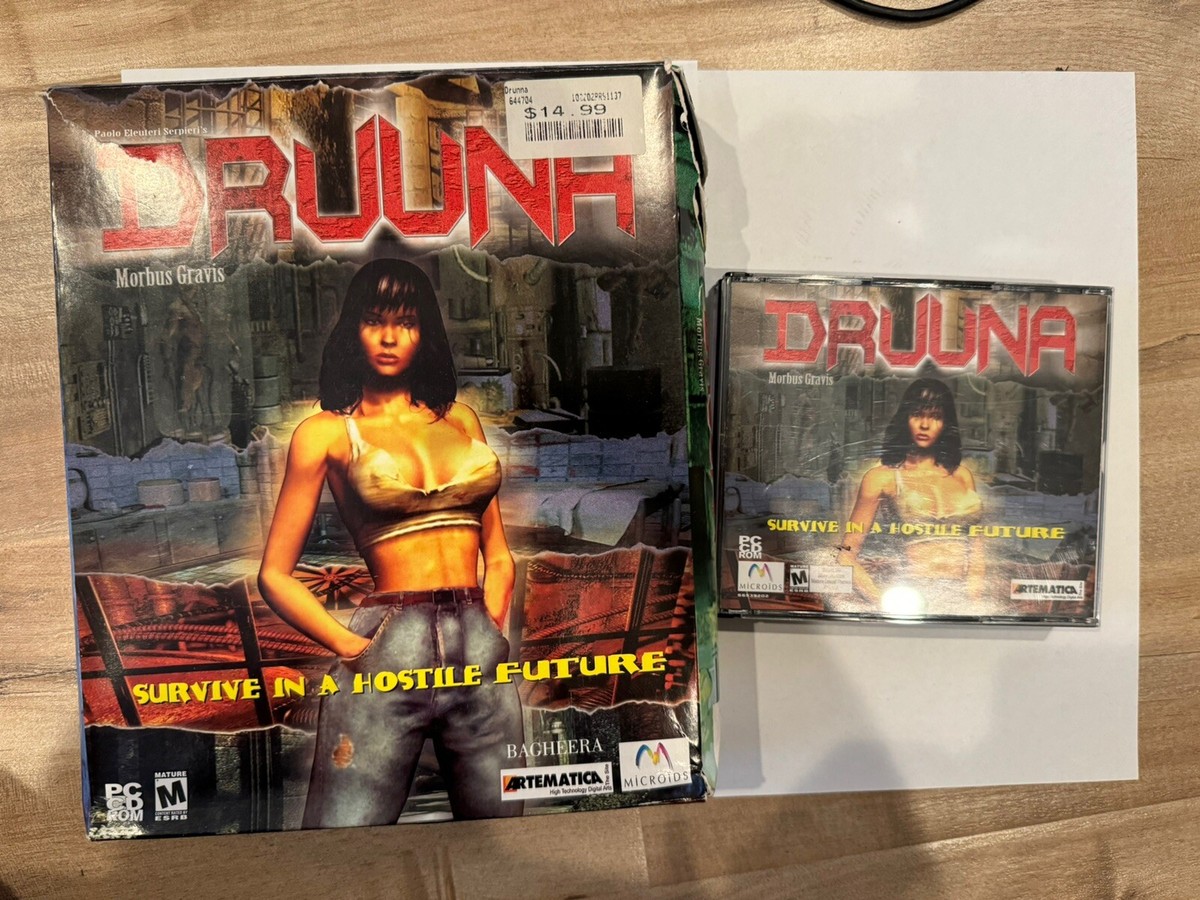 Jeu PC Big Box : Druuna - Morbus Gravis (2001) - Édition Française Microids - Occasion Bon état