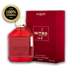 Nitro Red Pour Homme by Dumont Paris Eau de Parfum spray 3.4 OZ for MEN - NEW