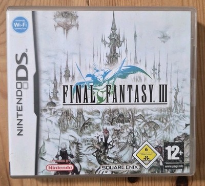 Final Fantasy 3 - Nintendo DS - OVP mit Anleitung - ohne Spiel - Sehr Gut  