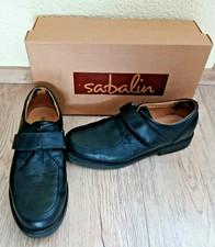 Kommunionschuhe Gr. 38 Junge schwarz Leder Klett elegante Schuhe Kommunion 