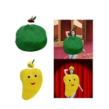 Fruit Costume Adult Cosplay Costume suits with Hat Funny Fancy Dress Outfit