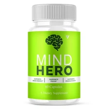 Mind Hero Brain Supplement, MindHero Advanced Memory (60 Capsules)