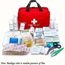Portable First Aid Kit Car Emergency Medical Health Kit Travel Case