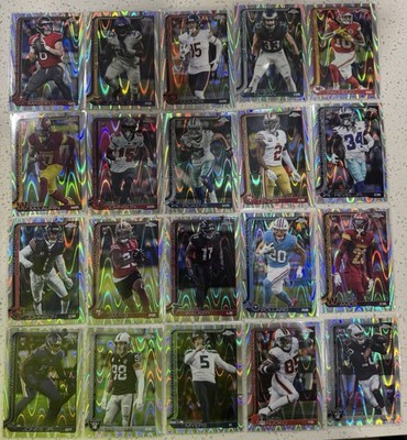 2025 Topps Chrome Ray Wave Card Lot (20)