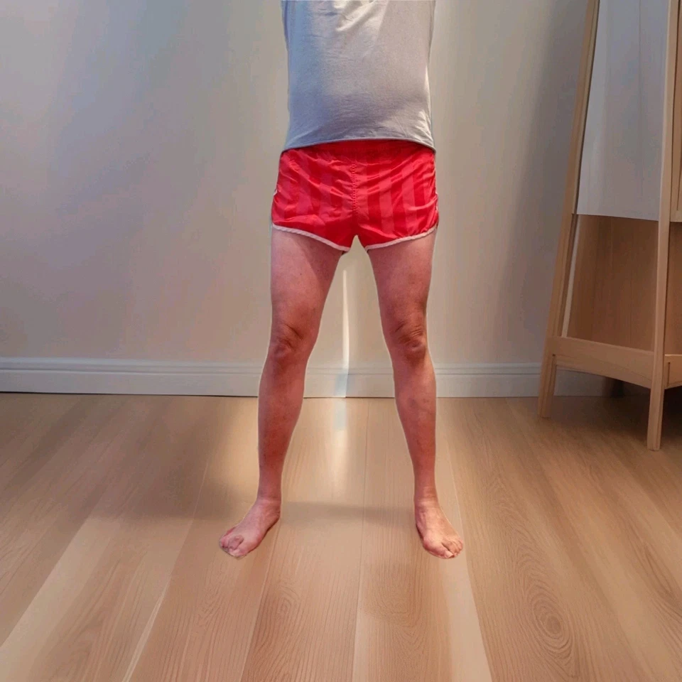 Sprinter Shorts Glanz Made in Switzerland shinny kurze Hose Vintage 4 44 46 S - Bild 4 von 4