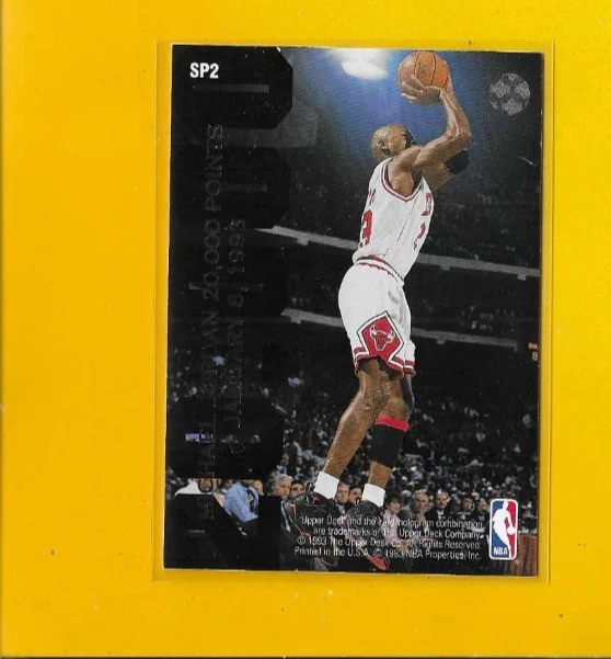 Michael Jordan Basketball 1992-93 Season Sports Trading Card