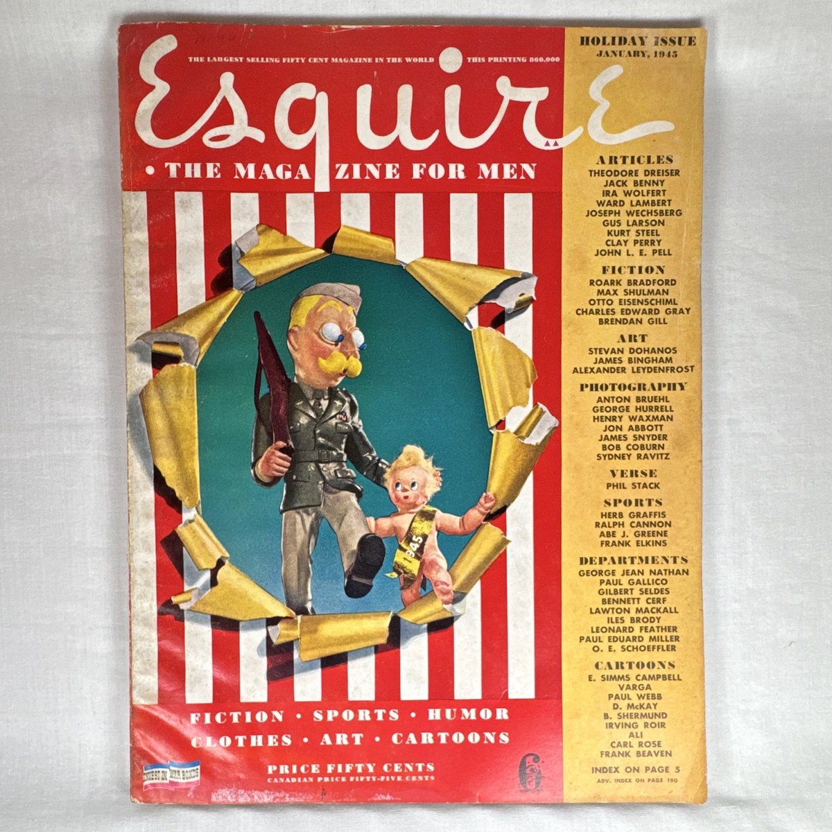 Esquire Magazines 1940-1979 Just Listed 2026