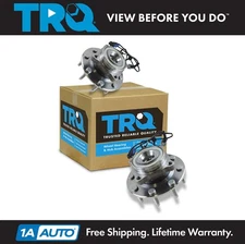 TRQ Front Wheel Hub & Bearing Left & Right Pair for GMC Sierra Chevy Hummer