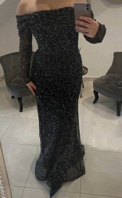 Elegantes Damen Abendkleid schwarz Gr. 36