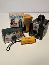 Lot Of 2, VTG Kodak Hawkeye Cameras With Flashbulbs