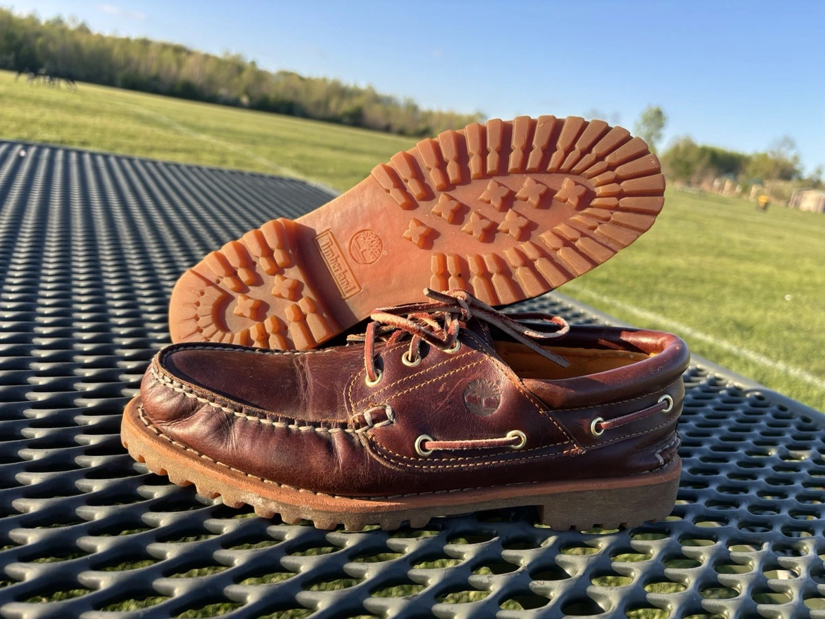 NWB Timberland  Men\'s Fitchbrg Ox Red Brown Leather Lace-Up Dress Shoes Sz 10.5 Cambria Valley Shoe for Women in Dark Red main image 3