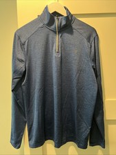 Old Navy Men’s Active Go Dry Half Zip Track Jacket Blue Small