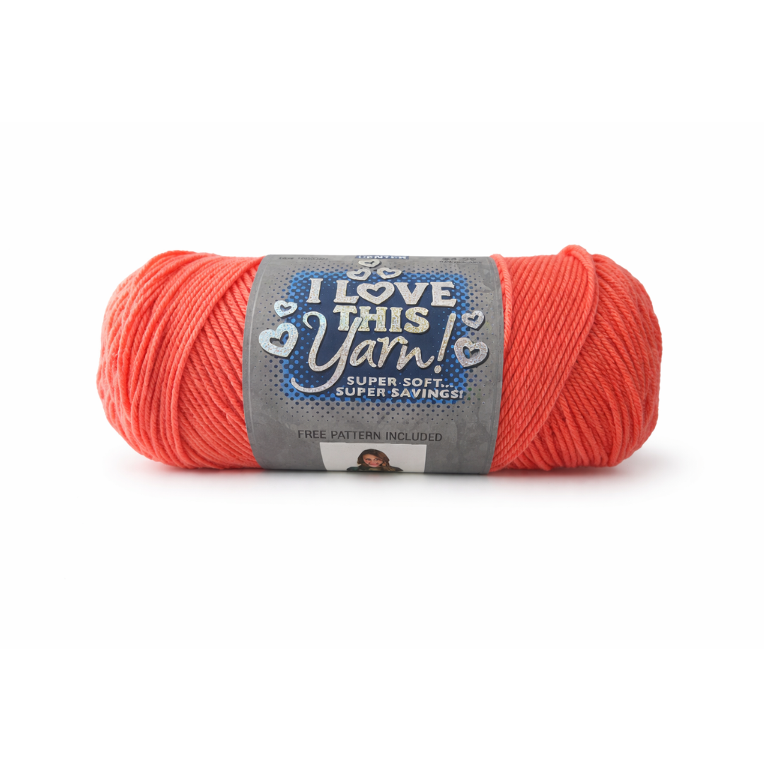Lot Yarn I Love This Yarn Hobby Lobby Clover Mango Orange Mid