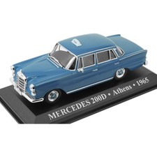 Mercedes 200D TAXI Athens 1965 1:43 Ixo Altaya Diecast modelcar