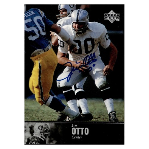 Jim Otto Oakland Raiders 1997 Upper Deck Autogrammkarte