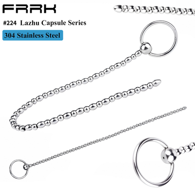 #ad New Metal Beads Urethral Sounding Insertion Dilator Stick Enhancer 14.2#x27;#x27; Male $17.09