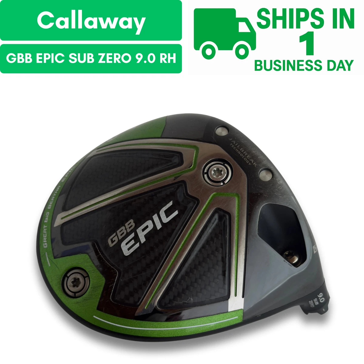 Tête De Driver Callaway GBB Epic Sub Zero 9.0° - Occasion - Droitier - Homme