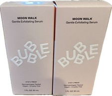 2 Boxes of Bubble Moon Walk Gentle Exfoliating Serum 1 fl oz 30 mL